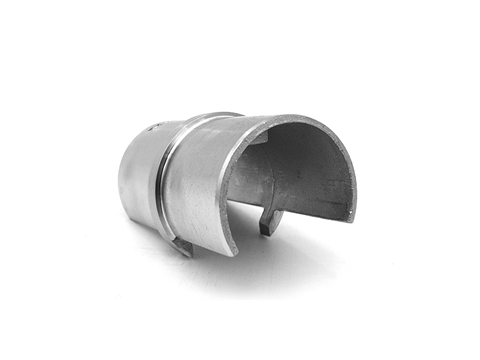 Соединитель 180 гр. для трубы с пазом #216;48,3-1,5 мм нержавеющая сталь
