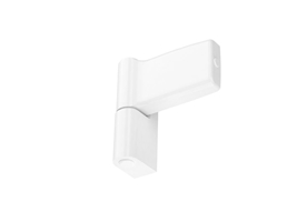 Петля 2-х секционная JOCKER PVC 120 кг 20,5 мм белая RAL9016