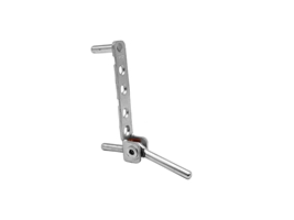 Петля нижняя на раме со штифтом усиленная 130 кг ножки 6х22/22 мм