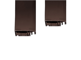 Профиль антимоскитный дверной коричневый RAL8017 (3,2 м)