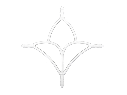 Узор Лилия для раскладки 5,5х7,5 мм белый