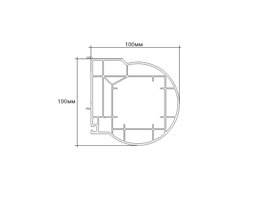 Труба SL 82 мм #216;100 мм белая