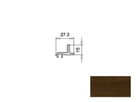 Планка упорная 27-19 для FS портала орех