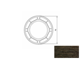 Труба VEKA WHS 70-70 темный дуб