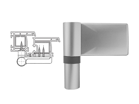 Петля дверная STROXX DHV 140 кг 15-20 мм серебристая F1