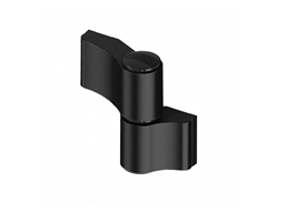 Петля WALA 67 мм MX 2-х секционная черная RAL9005 матовая