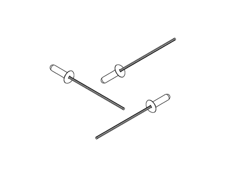 Заклепка PN2,4X6-00 некрашеная