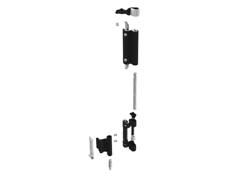 Комплект петель BS ALU 5200 BD3,5 мм черный RAL9005