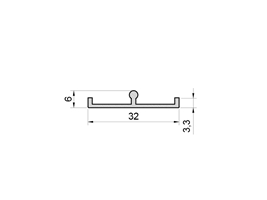 Крышка декоративная цвет 7t21 (нащельник)