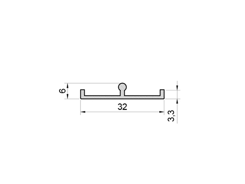 Крышка декоративная цвет 7t21 (нащельник)