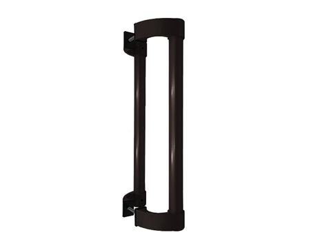 Ручка дверная BELLA 1800 мм RAL8019 темно-коричневый