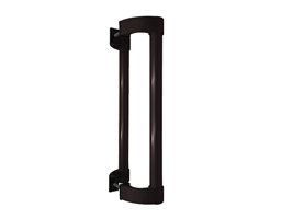 Ручка дверная BELLA 500 мм RAL8019 темно-коричневый