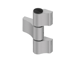 Петля WALA 67 мм MX 3-х секционная серебро RAL9006 матовая