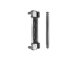 Петля верхняя на раме со штифтом усиленная 130 кг ножки 6х12/12 мм