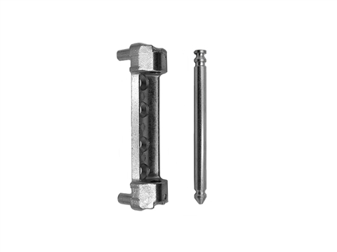 Петля верхняя на раме со штифтом усиленная 130 кг ножки 6х12/12 мм