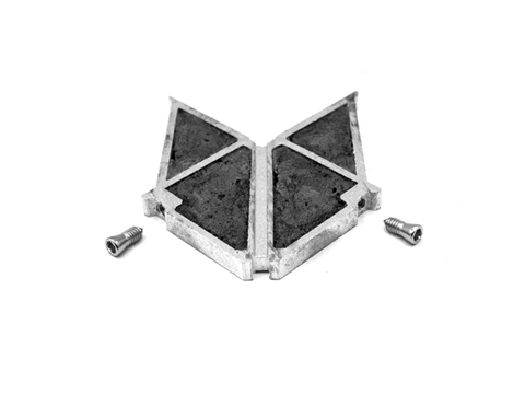 Сухарь стяжной створка 98 мм aluform WD 74 38,1х5,9/40,6*5,0 мм (1)