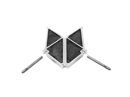 Сухарь стяжной створка 94Т мм aluform WD 74 44,6х6,1/45,1*3,0 мм (2)