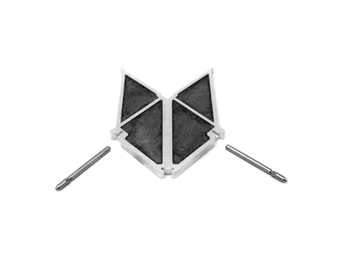 Сухарь стяжной створка 94Т мм aluform WD 74 44,6х6,1/45,1*3,0 мм (2)