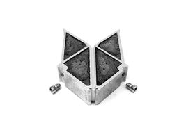 Сухарь стяжной створка 94Т мм aluform WD 74 44,6х21,1/45,1*7,0 мм (1)