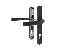 Гарнитур дверной нажимной Stroxx Q дизайн 92-35 мм антрацит RAL7024