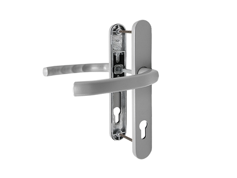 Гарнитур дверной нажимной Stroxx Q дизайн 92-35 мм серебристый RAL9006