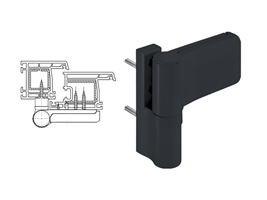 Петля дверная Stroxx STV 140 кг 15-20 мм антрацит RAL7024