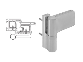 Петля дверная Stroxx STV 140 кг 15-20 мм серебристая RAL9006