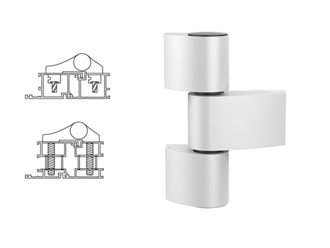 Петля дверная 3-х секционная Stroxx Libra VX белая RAL9016