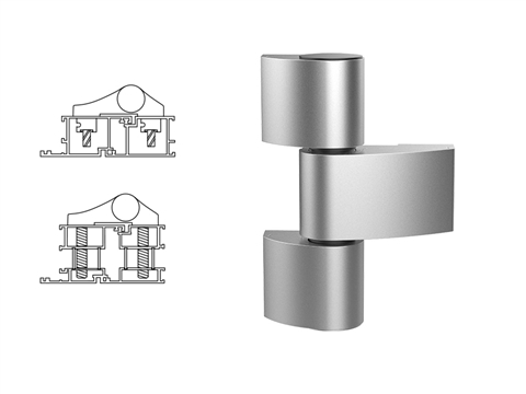 Петля дверная 3-х секционная Stroxx Libra VX серебристая RAL9006
