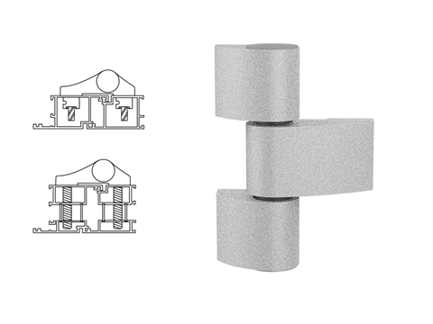 Петля дверная 3-х секционная Stroxx Libra VX некрашеная