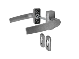 Ручка дверная двусторонняя с розетками под цилиндр Stroxx MIA некрашеный