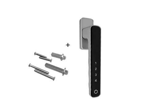 Ручка оконная Smart P 25/40 мм серебристая