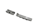 Точка прижима конечная в комплекте с ответной планкой, нержавеющая сталь