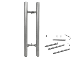 Ручка офисная 2-х сторонняя STROXX P135 600/400-32 мм нержавеющая сталь матовая