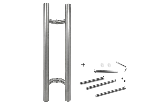 Ручка офисная 2-х сторонняя STROXX P135 600/400-32 мм нержавеющая сталь матовая