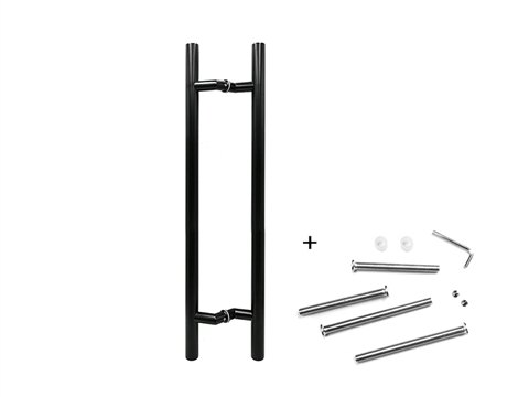 Ручка офисная 2-х сторонняя STROXX P135 1500/1200-32 мм нержавеющая сталь черный RAL9005