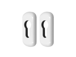 Накладки на цилиндр двусторонние Stroxx MIA белый RAL9016