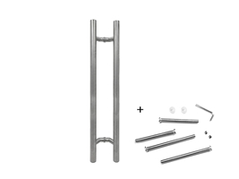Ручка офисная 2-х сторонняя STROXX P135 1000/800-32 мм нержавеющая сталь матовая