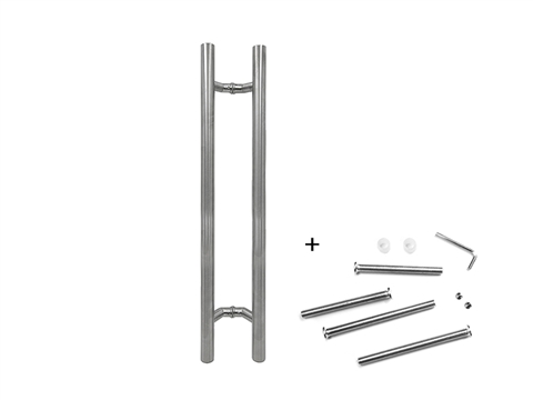 Ручка офисная 2-х сторонняя STROXX P135 1000/800-32 мм нержавеющая сталь матовая