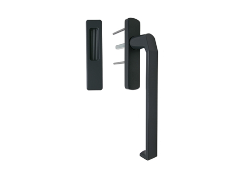 Ручка + ручка-ракушка для HS портала без отверстия под цилиндр комплект антрацит RAL7024 STROXX