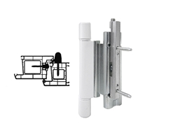Петля дверная Stroxx роллерная ПВХ 13 мм белая RAL9016