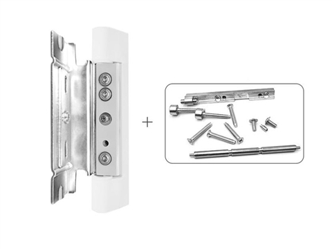 Петля дверная Stroxx роллерная ПВХ 13 мм белая RAL9016