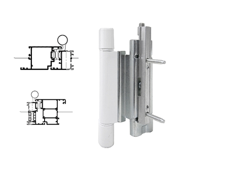 Петля дверная Stroxx роллерная ПВХ 13 мм белая RAL9016