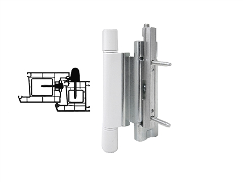 Петля дверная Stroxx роллерная ПВХ 13 мм белая RAL9016