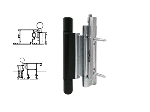 Петля дверная Stroxx роллерная ПВХ 13 мм черная RAL9005