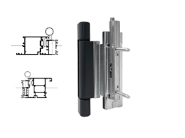 Петля дверная Stroxx роллерная ПВХ 13 мм антрацит RAL7024