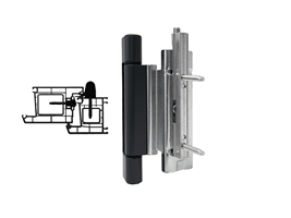 Петля дверная Stroxx роллерная ПВХ 13 мм антрацит RAL7024