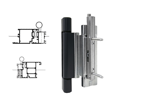 Петля дверная Stroxx роллерная ПВХ 13 мм антрацит RAL7024