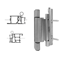 Петля дверная Stroxx роллерная ПВХ 13 мм неокрашенная
