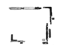 Комплект скрытой п/о фурнитуры для алюминия RV 130 кг (550-1400) черный левый STROXX